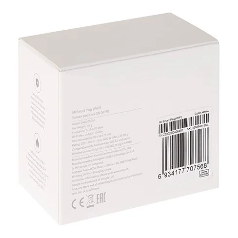 Enchufe Smart Xiaomi Mi Smart Plug Wi Fi GMR4015GL