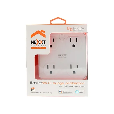 ENCHUFE NEXXT WIFI NHP-T610 4 TOMAS + 4 USB BLANCO